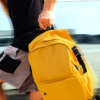 KIIRO is a bright yellow backpack designed for everyday use, short getaways, or heading back to school. Its compact size makes it perfect for carrying just the essentials, while the bold color and unique design help you stand out in any crowd.