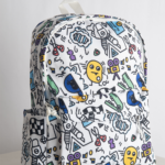 RAKU is a stylish and playful backpack built for daily use. Featuring an anti-theft back pocket and padded 15" laptop compartment, it keeps school essentials safe and secure.