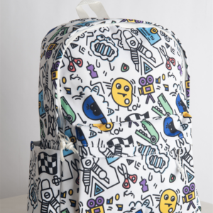 RAKU is a stylish and playful backpack built for daily use. Featuring an anti-theft back pocket and padded 15" laptop compartment, it keeps school essentials safe and secure.