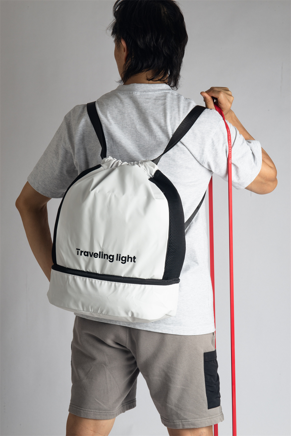 RYOKO is your go-to backpack for gym days and travel adventures. Whether you're heading to a soccer game or preparing for scuba diving, this sleek and functional backpack helps you travel light. It features a separate bottom compartment for shoes and an interior divider for wet and dry items. Made from stain-resistant material, RYOKO maintains its fresh, polished look even with frequent use.