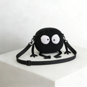 Cute crossbody bag inspired by Japanese cartoon character, perfect for students who like trendy and cute bags. Compact and lightweight, offering plenty of room for your phone, wallet, and sunscreen.