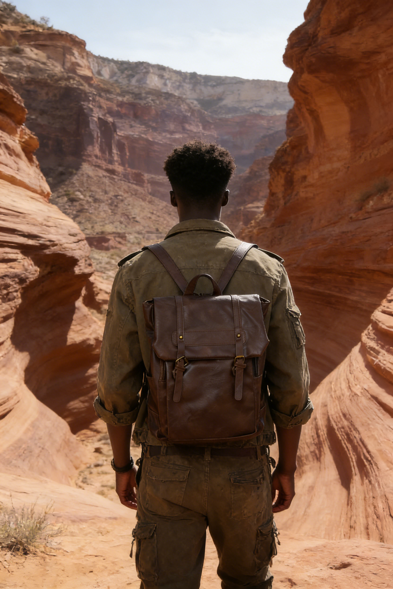 Waterproof PU leather backpack in brown, dark academia style perfect for work, school, and travel. Waterproof and wear-resistant, keeps the vintage look fresh. Backpack has many compartments, adjustable straps, and fits a 14 inch laptop.