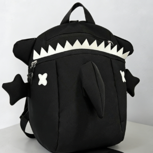 Large capacity shark backpack, unique design made for Gen Z. Japanese style backpack with anti-theft and waterproof function. Travel with a comfortable bag that shows your personality.