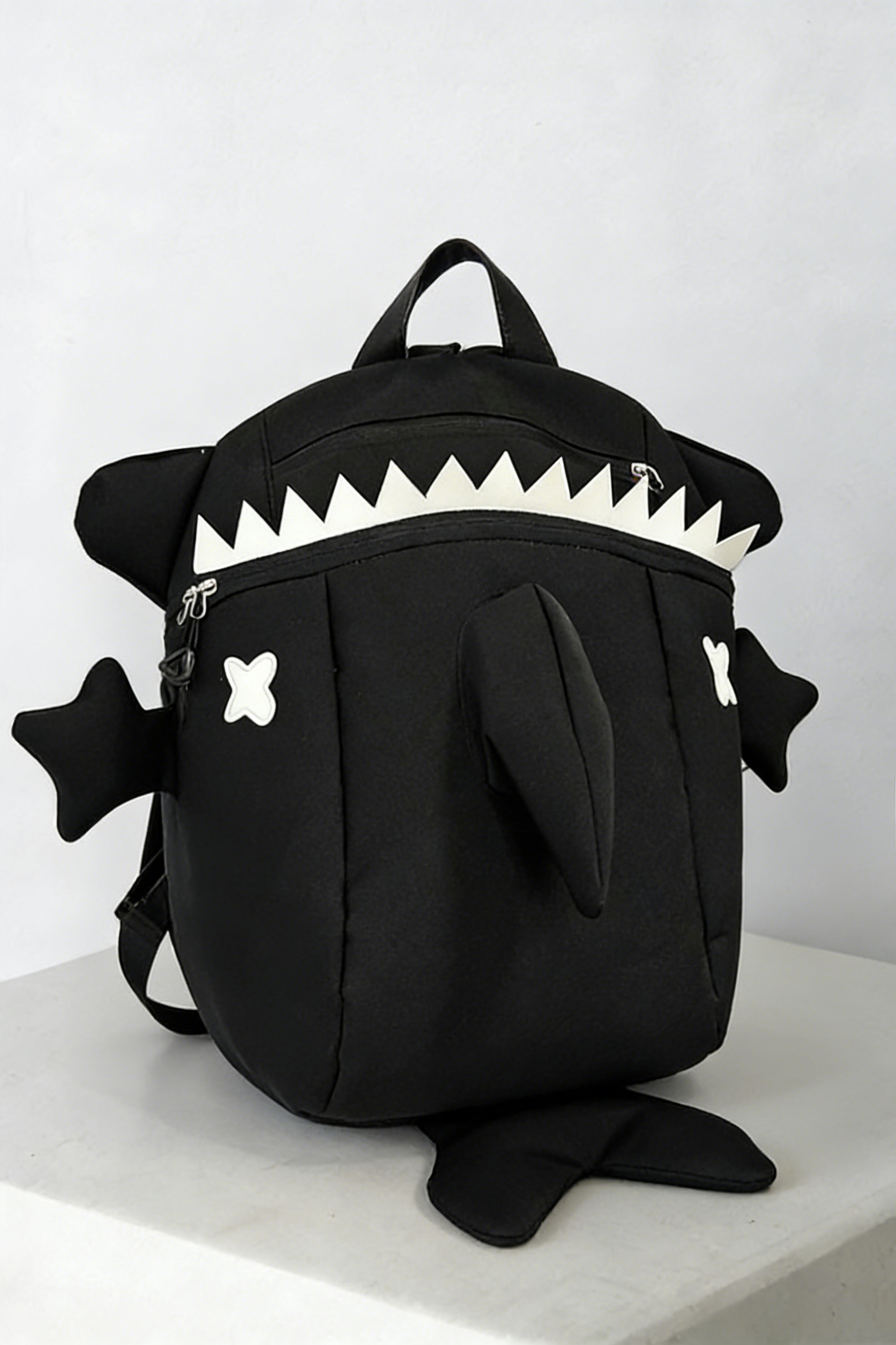 Large capacity shark backpack, unique design made for Gen Z. Japanese style backpack with anti-theft and waterproof function. Travel with a comfortable bag that shows your personality.