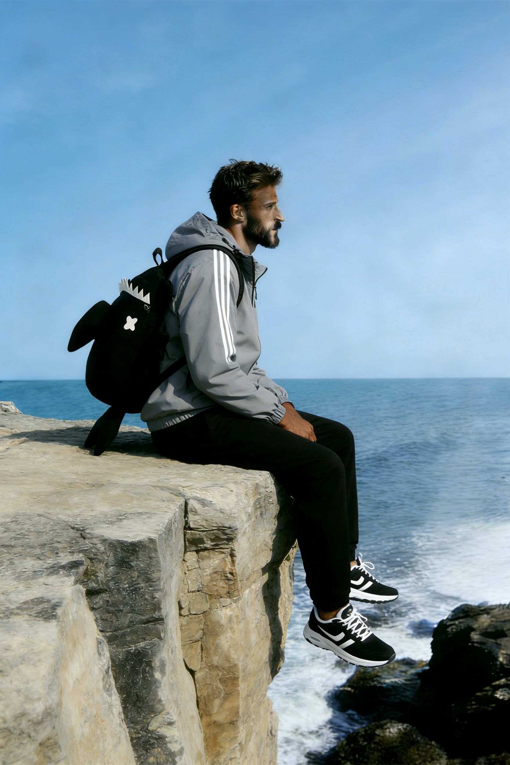 Large capacity shark backpack, unique design made for Gen Z. Japanese style backpack with anti-theft and waterproof function. Travel with a comfortable bag that shows your personality.